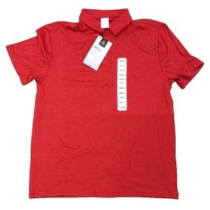 NWT Member's Mark Favorite Soft Polo RED Apple SMALL